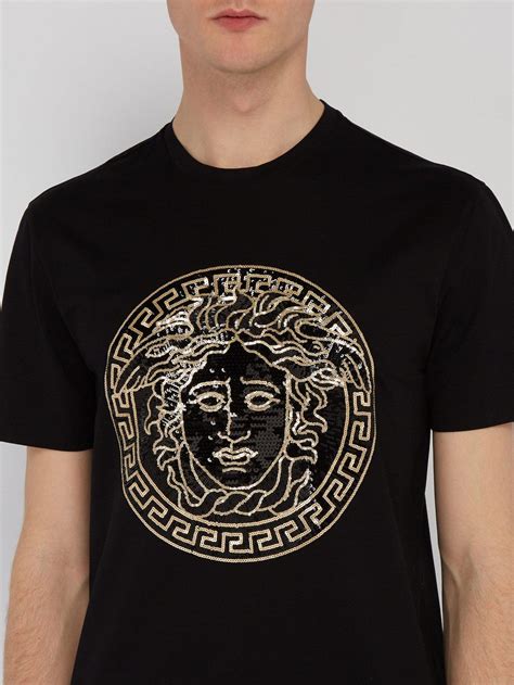 maglietta versace shirt medusa|versace medusa shirt men's uk.